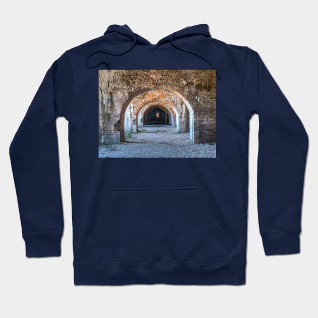 Arches at Fort Pickens, Florida Hoodie by mcdonojj